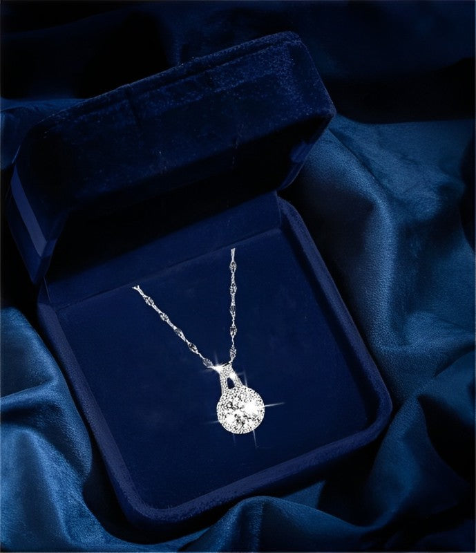 💎Offizieller Laden💎S925 Sterling Silber Moissanite Sonnenblume Anhänger Halskette⚡Befristete Aktion⚡